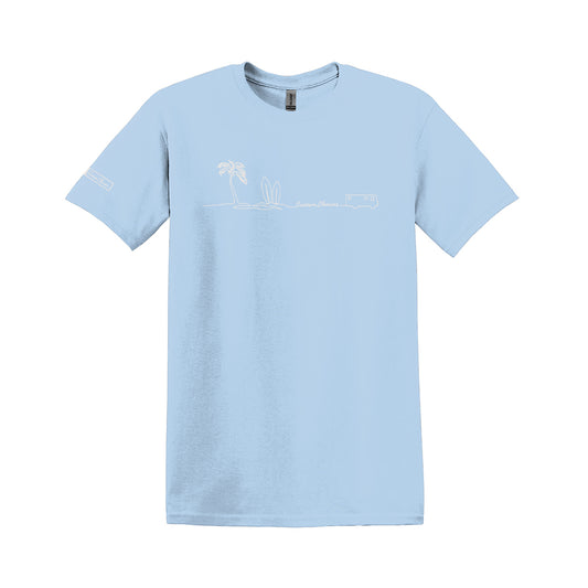 Beach Softstyle T-Shirt