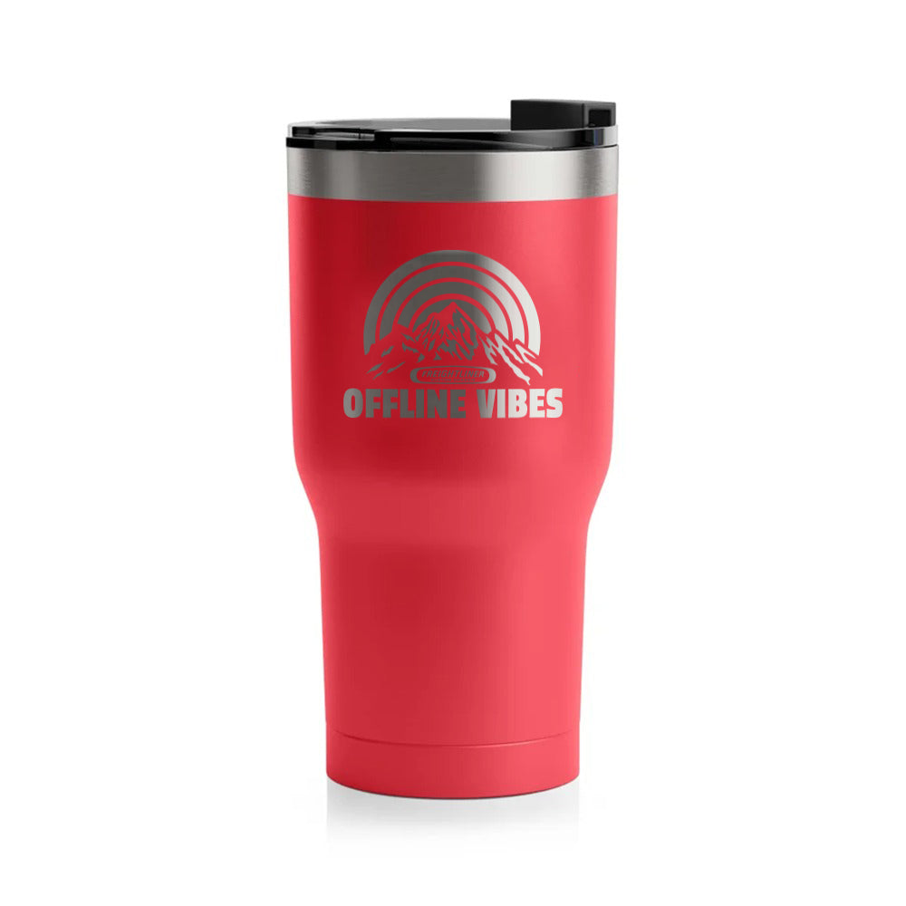 RTIC 20oz Ringed Tumbler (Red) - Offline Vibes